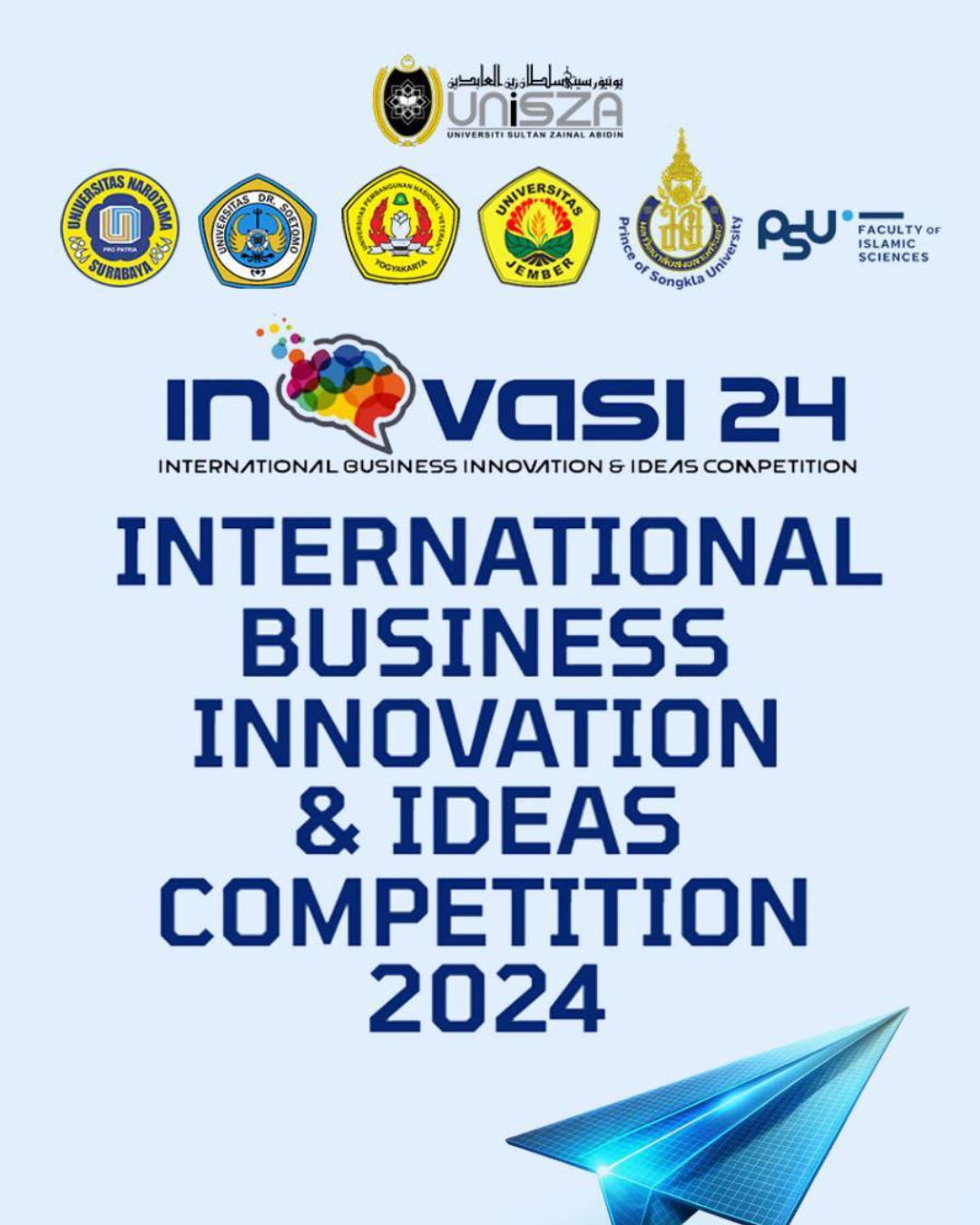 ขอเชิญนักศึกษาและอาจารย์เข้าร่วม the International Business Innovation and Ideas Competition 2024 (INOVASI24)